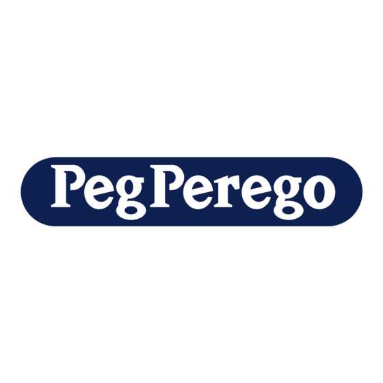 Peg-Perego carrello book plus Notice D'emploi