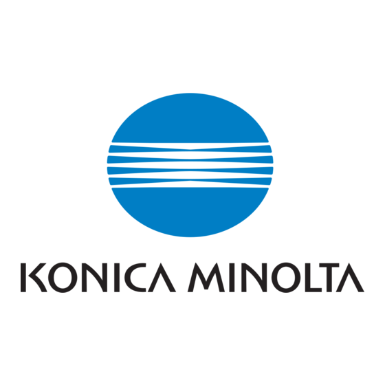 Konica Minolta Di1610f Mode D'emploi