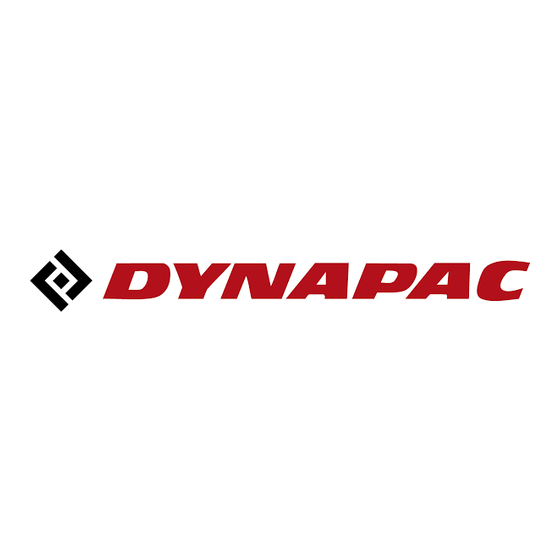 Dynapac CG2300 Manuel D'instructions