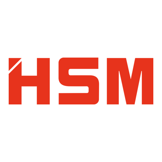 HSM Securio B26 Notice D'utilisation