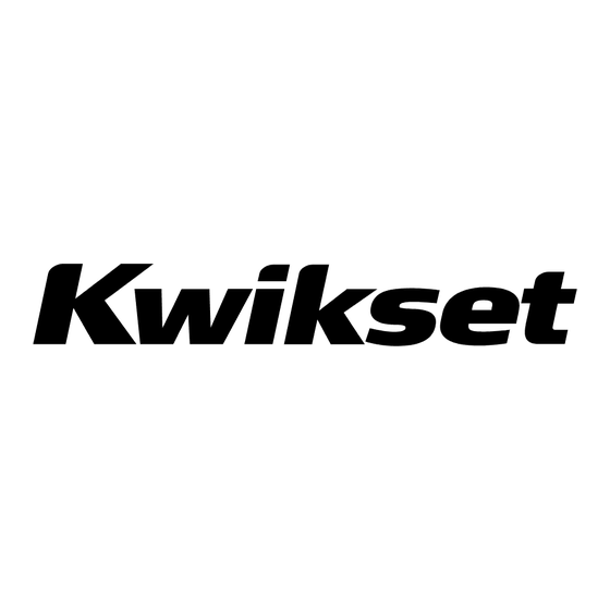 Kwikset 508KNLCNT-26D Instructions D'installation