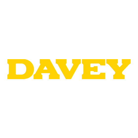 Davey Regulmatic Notice D'installation, D'utilisation Et D'entretien