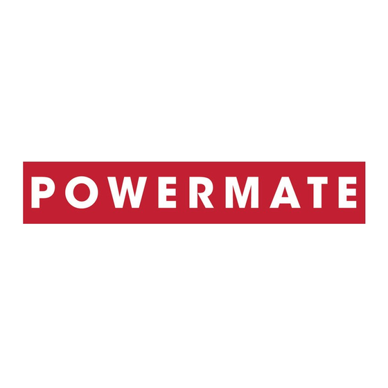 Powermate VX Power Série Manuel De L'opérateur