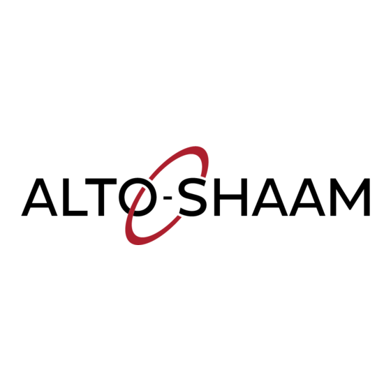 Alto-Shaam 1000-MR2-1 Installation/Fonctionnement/Entretien