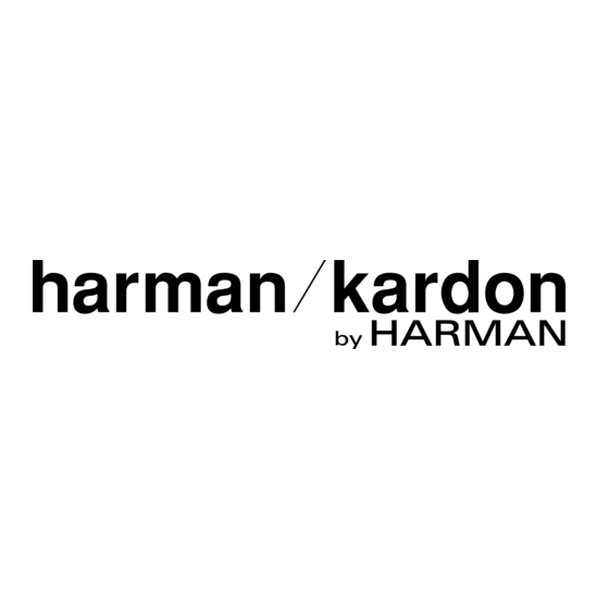 Harman JBL Stage A6002 Guide Rapide