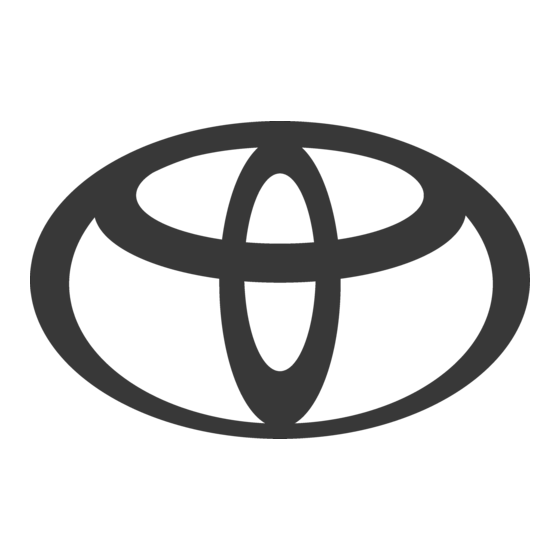 Toyota Genuine Audio Instructions D'installation