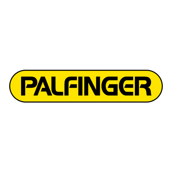 Palfinger MBB F 1000 SH Instructions De Montage