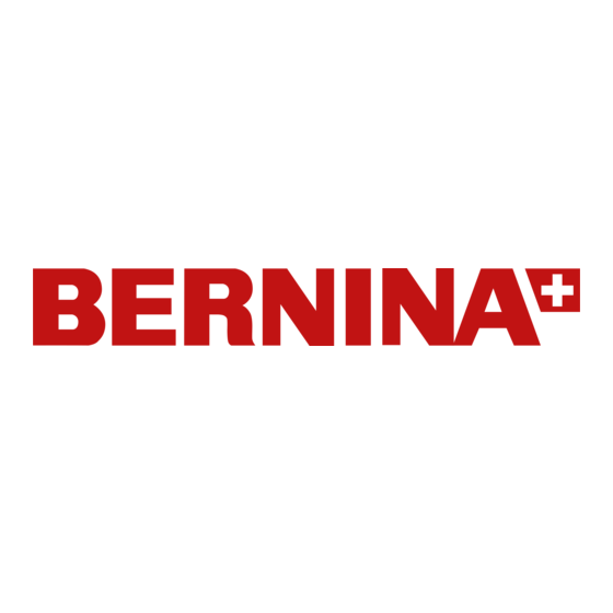 Bernina B 770 QE Mode D'emploi