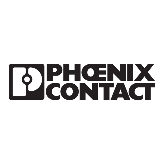 Phoenix Contact PT 6 Instructions D'installation