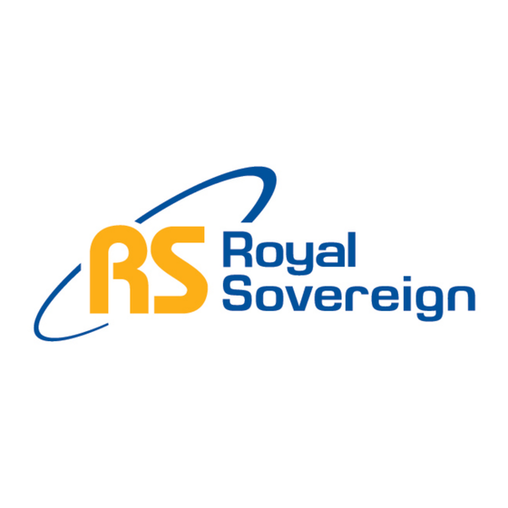 Royal Sovereign TFN-508N Manuel Du Propriétaire