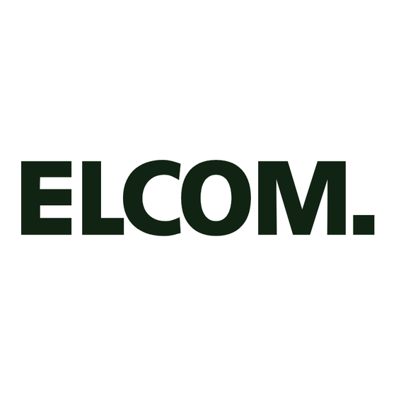 ELCOM TLM 1000 Notice Originale