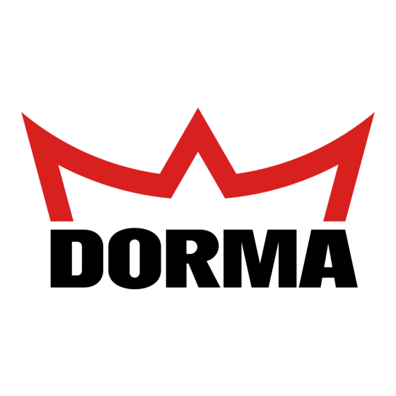 dorma SVP-S4 DCW Serie Instructions D'installation