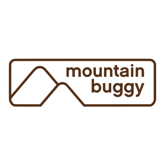 Mountain Buggy cocoon Guide D'entretien