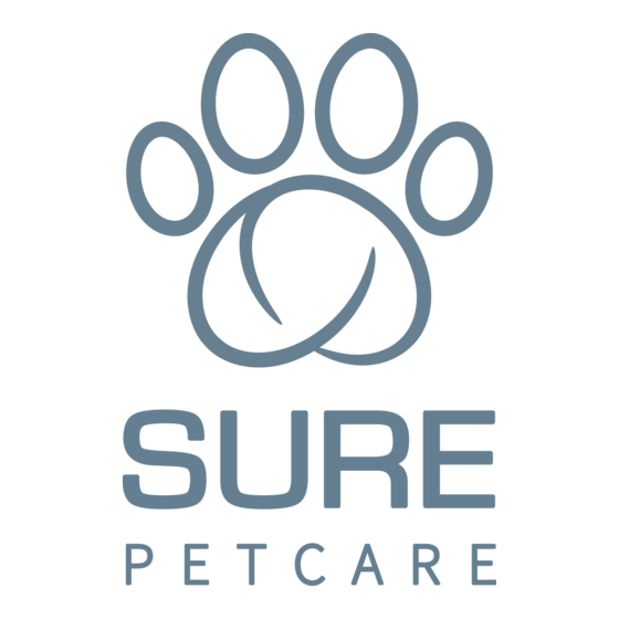 SURE petcare SureFeed Microchip pet feeder Guide D'utilisation