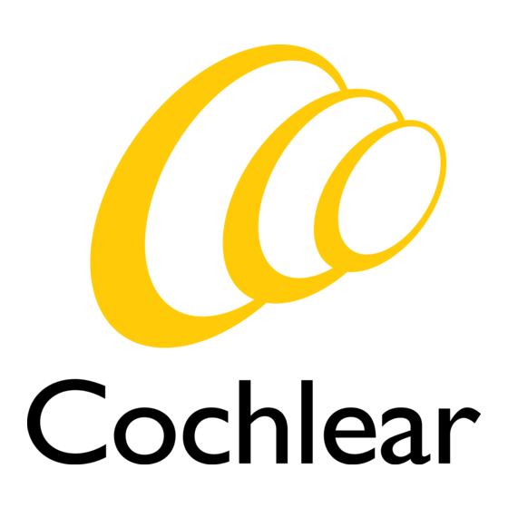 Cochlear Baha 5 Sound Processor Mode D'emploi