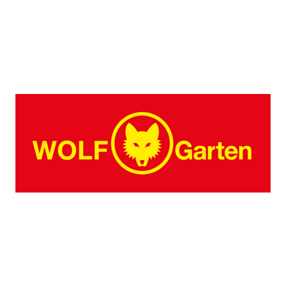Wolf Garten WE 250 Mode D'emploi