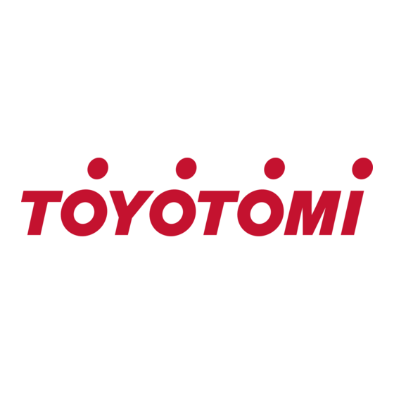 Toyotomi Oil Miser OM-122DW Instructions D'utilisation Et D'entretien