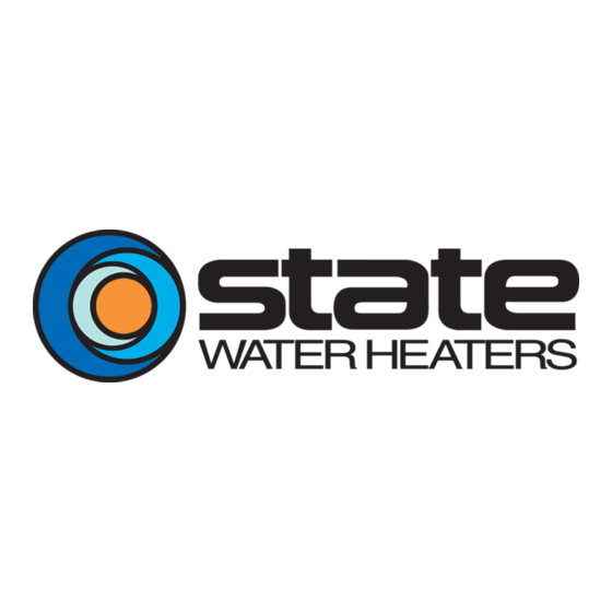 State Water Heaters 110C Manuel D'installation Et Guide Du Propriétaire