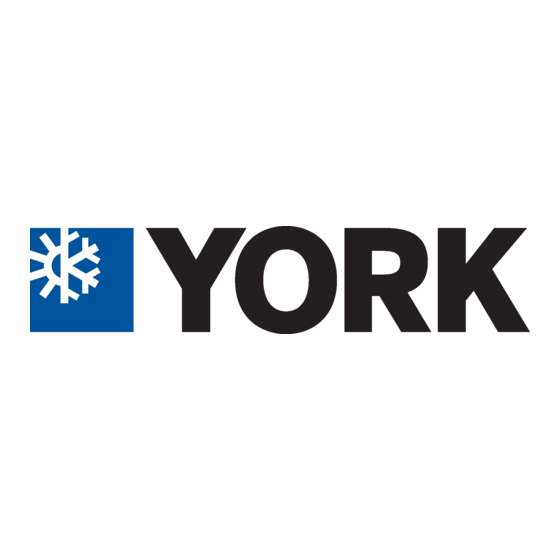 York YCSA 50 T Instructions D'installation