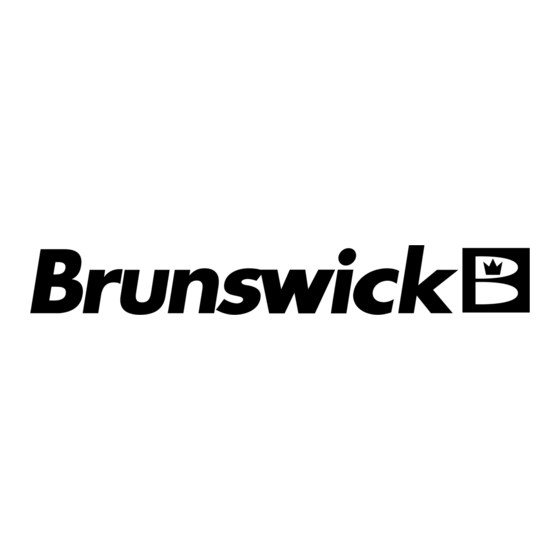 Brunswick GS Série Manuel D'utilisation Et D'entretien