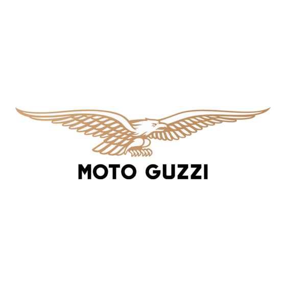 MOTO GUZZI California Touring Mode D'emploi