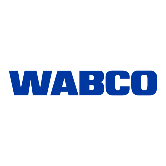 WABCO OptiFlow Tail Instructions D'installation