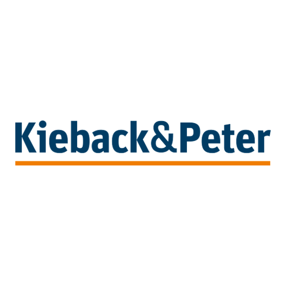 Kieback&Peter MD50 Description Technique