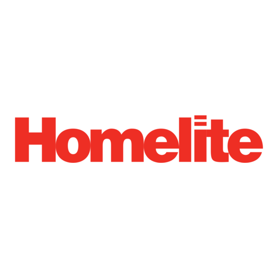 Homelite HG3510 Série Manuel De L'opérateur
