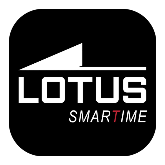 Lotus SmarTime 50001 Notice D'utilisation