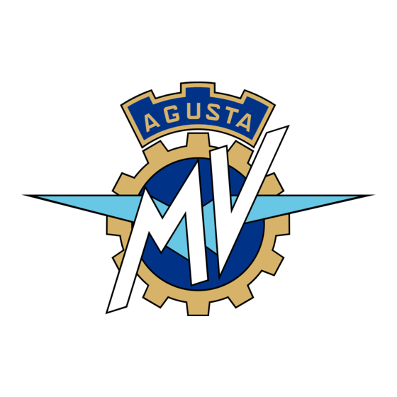 MV Agusta BRUTALE 675 2017 Manuel De Maintenance