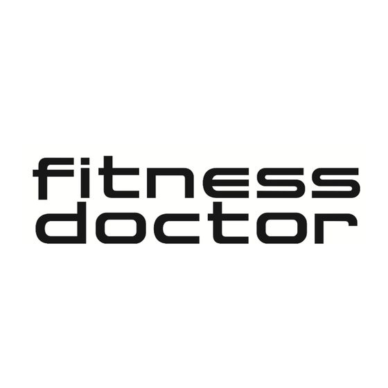 Fitness Doctor Walker Manuel D'utilisation