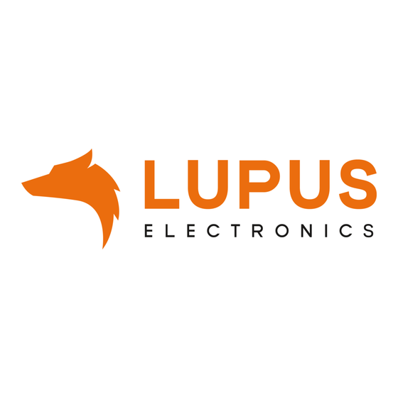 Lupus XT2 Mode D'emploi