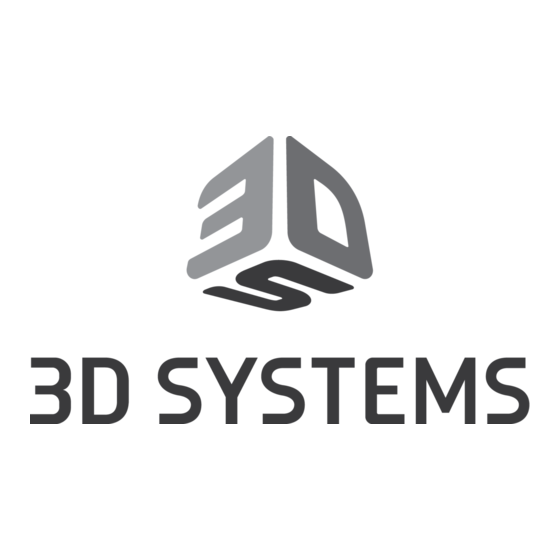 3D Systems SLA 750 Serie Guide De L'utilisateur