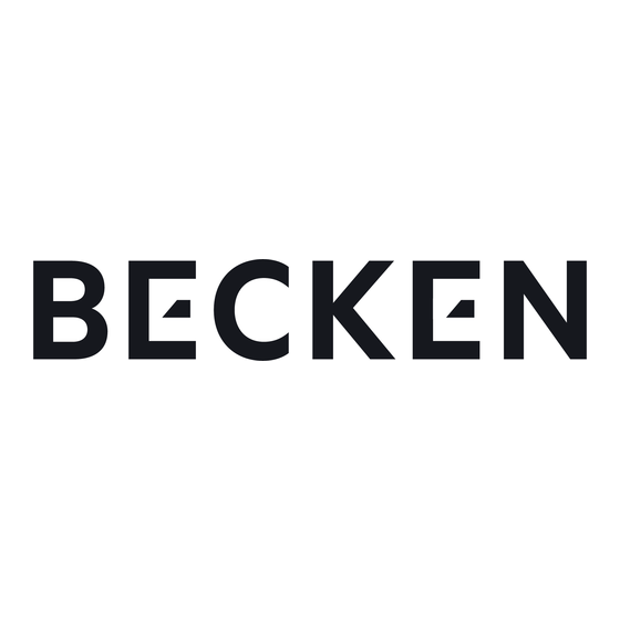 Becken BFF2380 Mode D'emploi