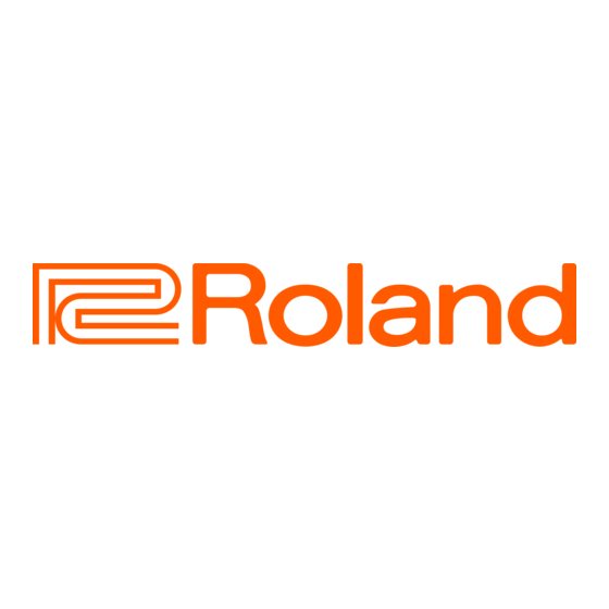 Roland VersaSTUDIO BN-20 Manuel D'installation