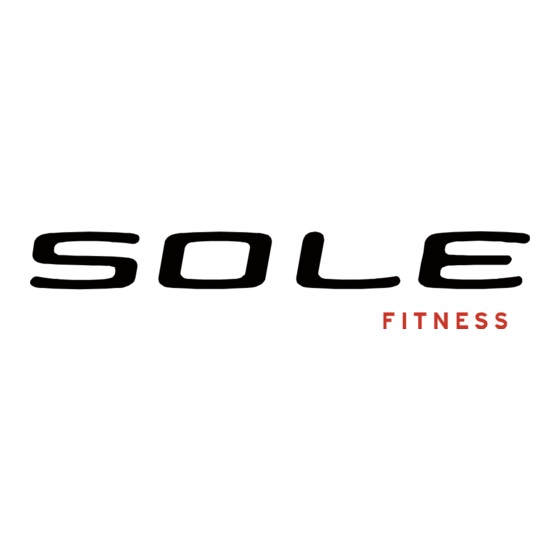 Sole Fitness TT8 Guide D'utilisation