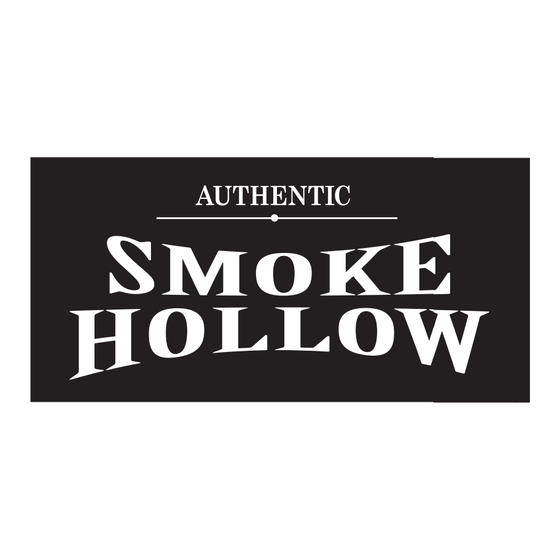 Smoke hollow PT300B Mode D'emploi