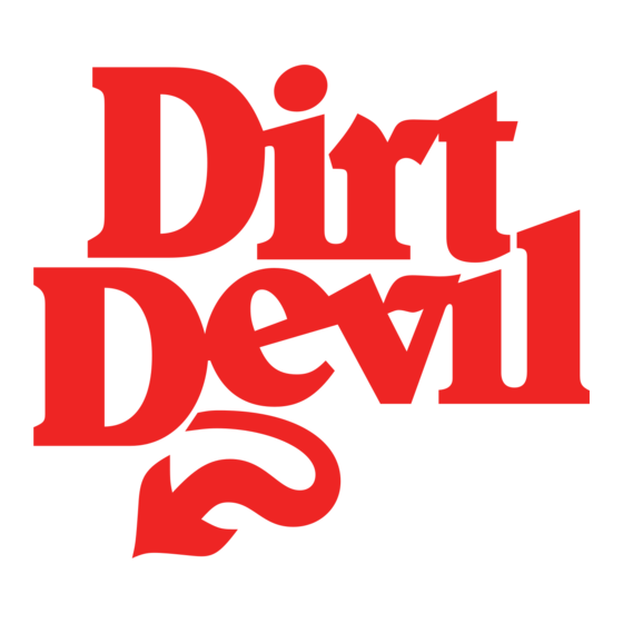 Dirt Devil M085590 Manuel Du Propriétaire