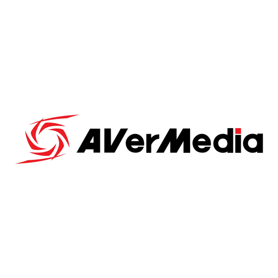 Avermedia AVerTV HD DVR Guide D'installation Rapide