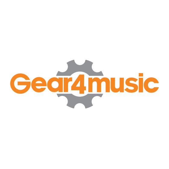 Gear4music DD400+ Mode D'emploi