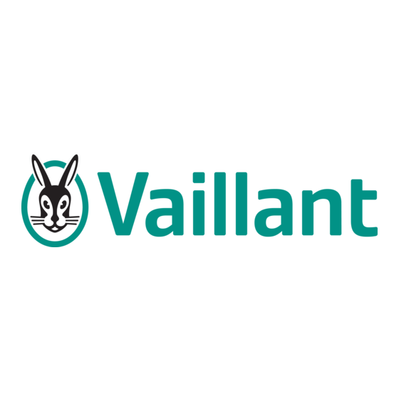 Vaillant ecoCRAFT exclusiv Notice D'installation Et De Maintenance