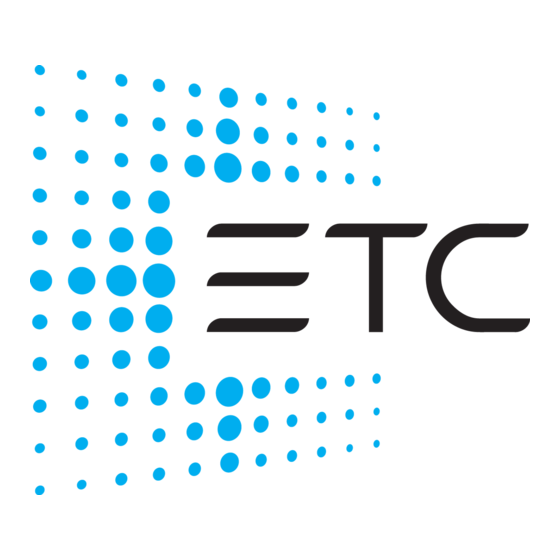 ETC ColorSource Serie Manuel Utilisateur