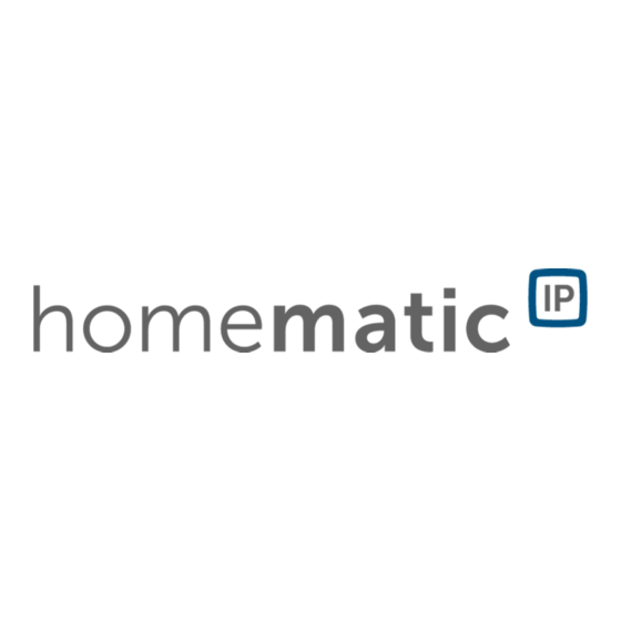 HomeMatic IP HmIP-PDT-PE Mode D'emploi