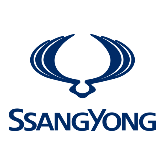 SSANGYONG Système audio LCD pour véhicule Manuel D'utilisation