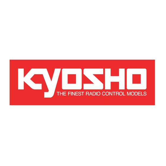 Kyosho FAZER VE-X Manuel D'instructions