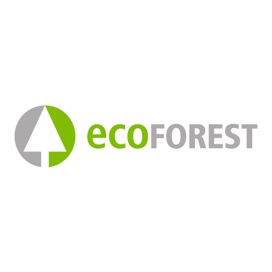 ECOFOREST MARSELLA RS Manuel D'installation Et Maintenance