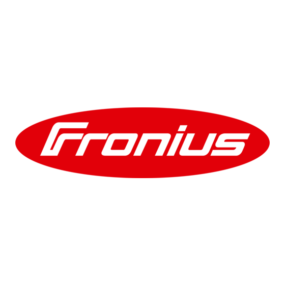 Fronius Symo 10 kW Instructions D'installation