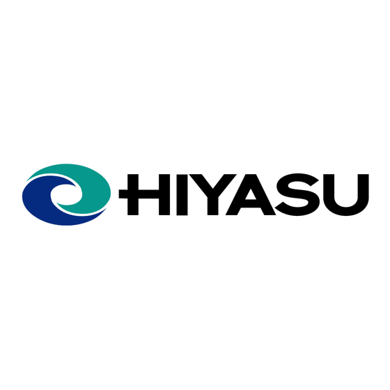 Hiyasu AKY7F Mode D'emploi