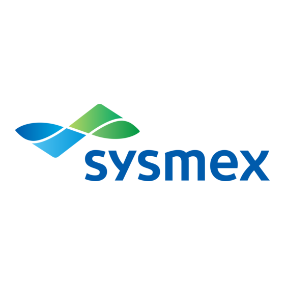 Sysmex XP Serie Mode D'emploi