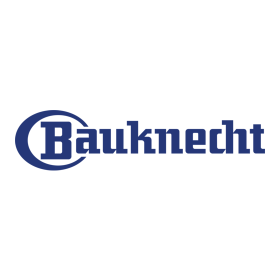 Bauknecht BLVE 8200 Manuel D'utilisation Et D'entretien
